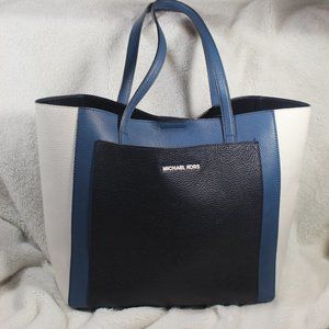 Michael Kors Jetset Tote Bag | Color: Heritage Blue, Navy & White EUC